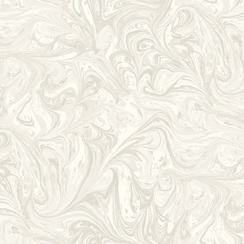 Sample RY31108 Boho Rhapsody, Sierra Marble Daydream Gray and Pearl Seabrook Wallpaper