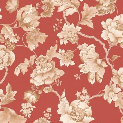 View WC51906 Willow Creek Browns Floral by Seabrook Wallpaper