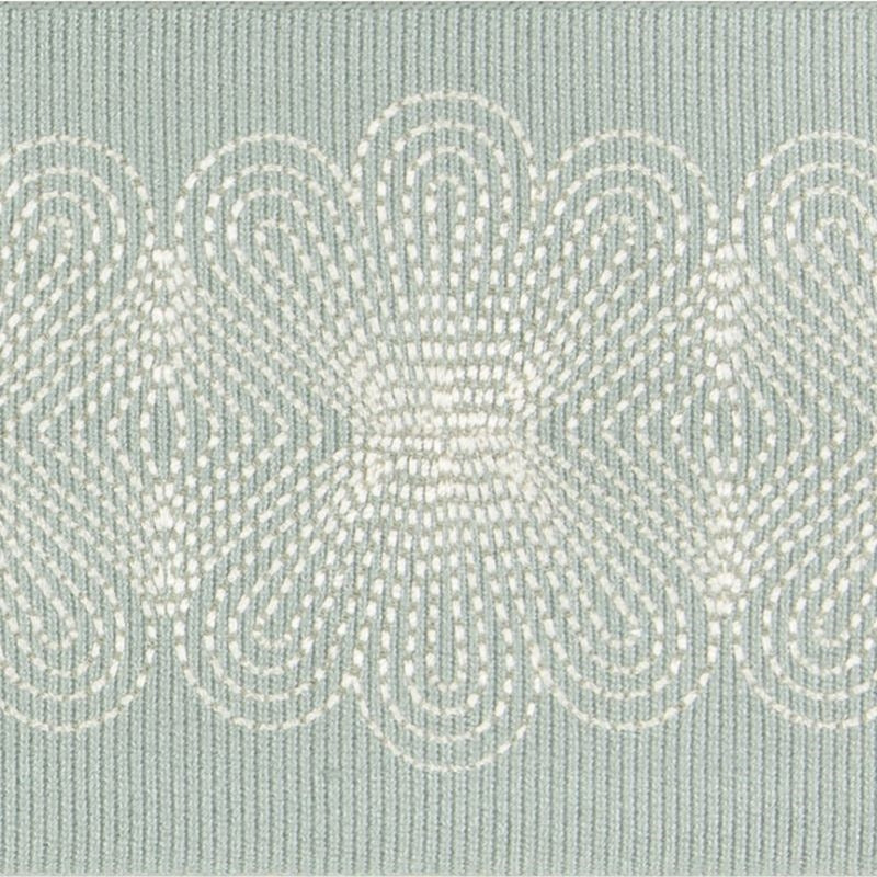 T30763.136.0 | Flower Stitch, Mineral Mineral - Kravet Design Fabric