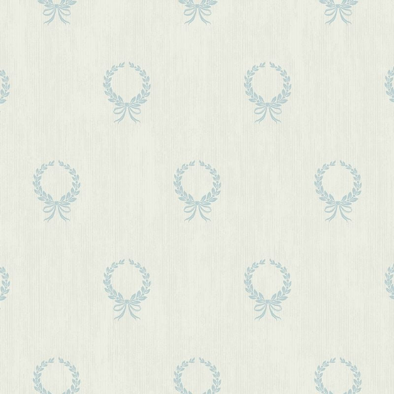 Order AM91604 Mulberry Place Laurel Wreath by Wallquest Wallpaper