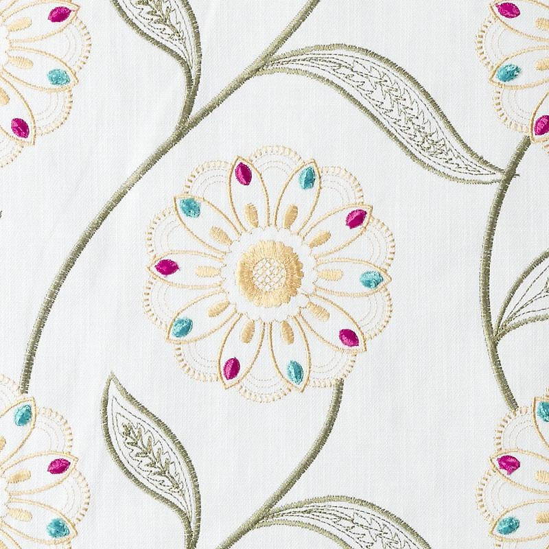 Da61356-221 | Yellow/Sage - Duralee Fabric