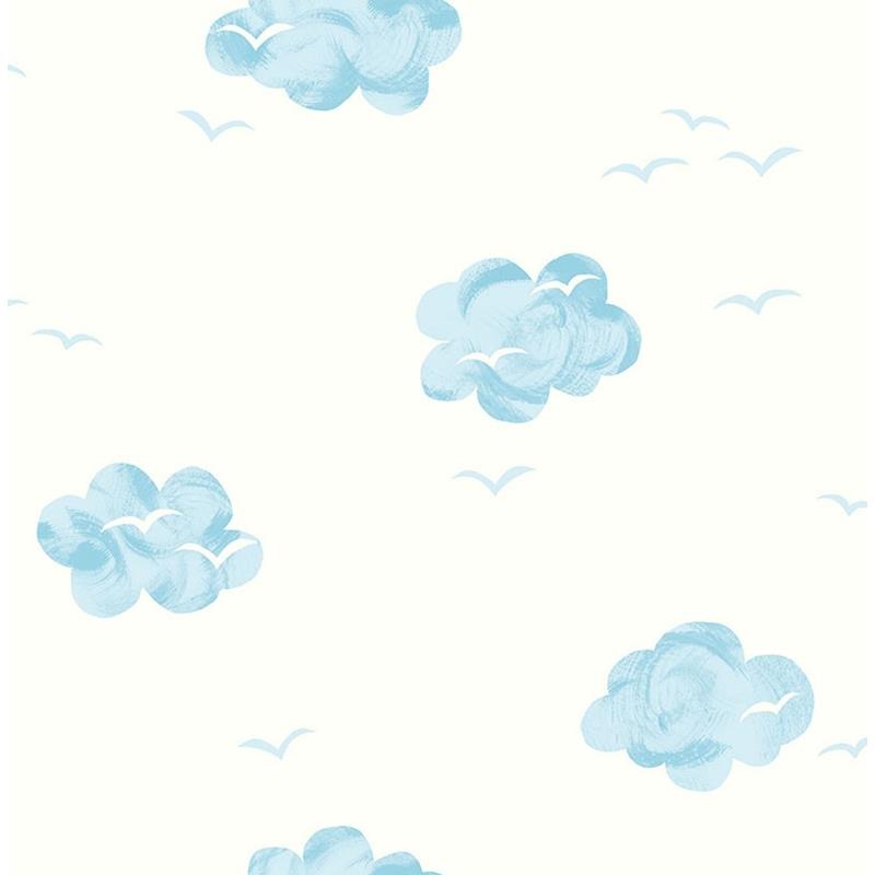 Save FA42006 Playdate Adventure Blue Clouds by Seabrook Wallpaper