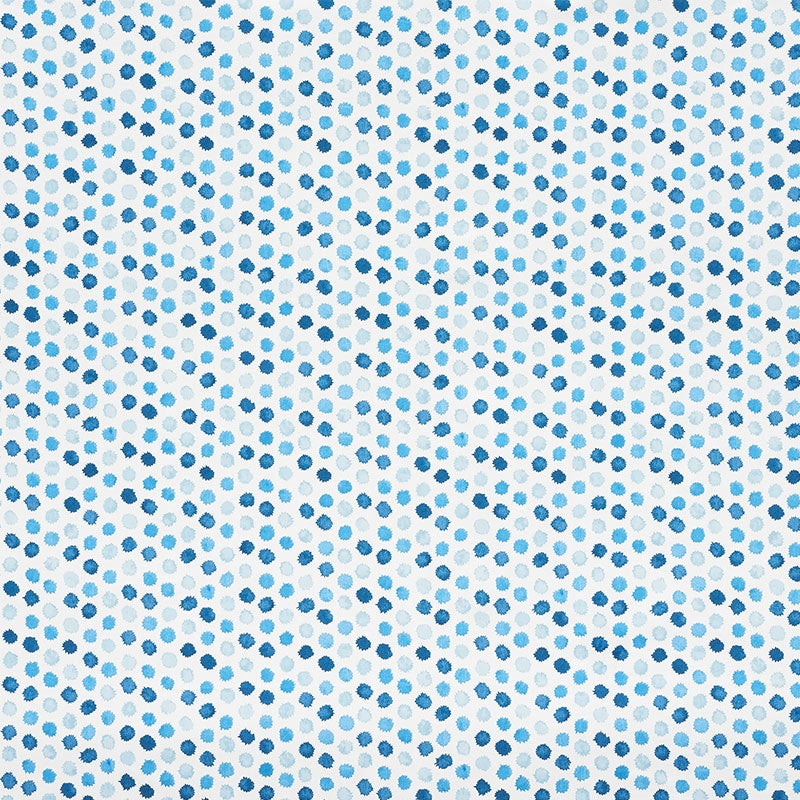 Purchase sample of 177872 Mini Bursts, Blues by Schumacher Fabric