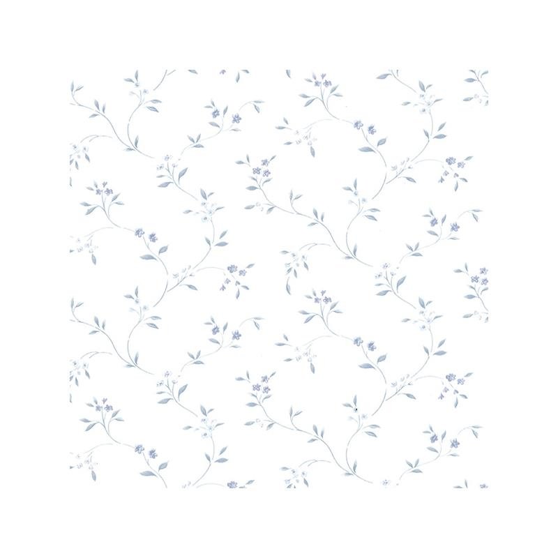 Sample PR33800 Blue Small Floral wallpaper Norwall Wallpaper