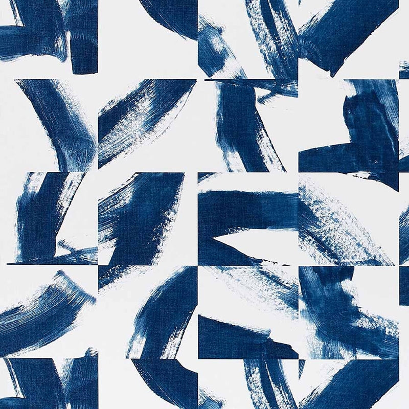 Purchase 7538 Vinyl Reconstructed Collage Blue Phillip Jeffries Wallpaper