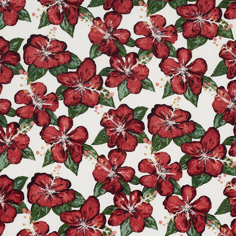 Purchase sample of 180260 Fabienne, Red by Schumacher Fabric
