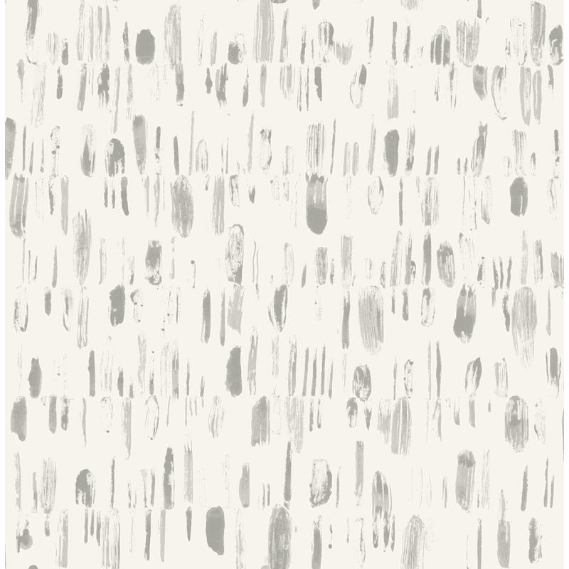 Sample 2973-90204 Daylight, Dwell Grey Brushstrokes by A-Street Prints Wallpaper