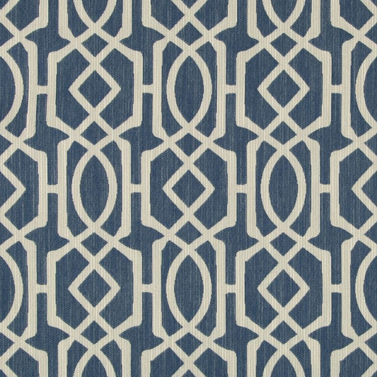 Acquire 34700.516.0  Geometric Dark Blue by Kravet Design Fabric