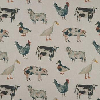 Find F1169/01 On The Farm Animal/Insect by Clarke And Clarke Fabric