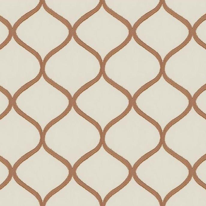 Purchase 3895.640.0 Liona Copper Bargellos Brown by Kravet Contract Fabric