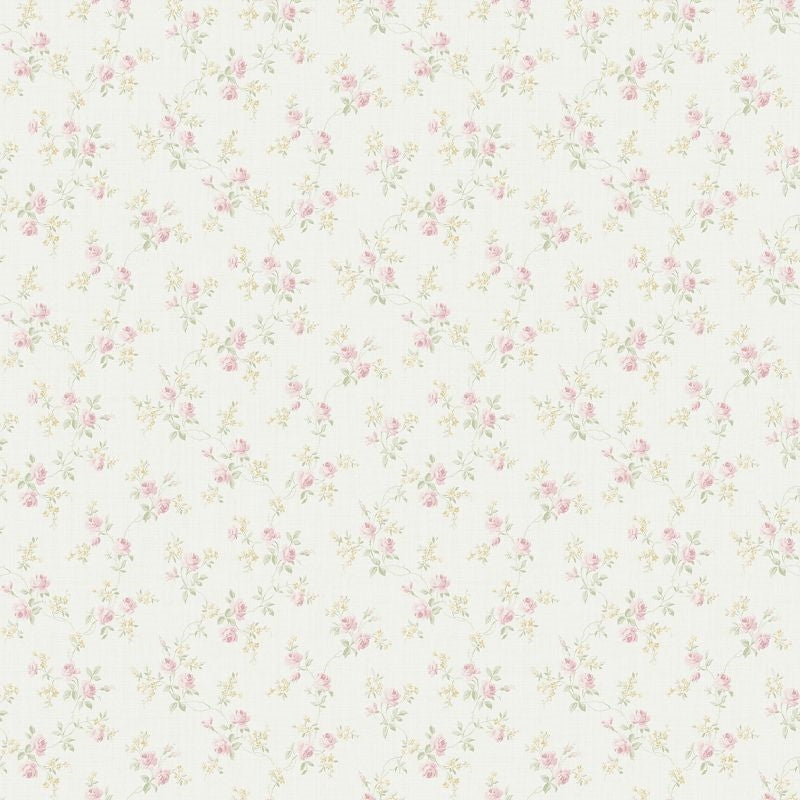Save FG70101 Flora Petite Rose by Wallquest Wallpaper