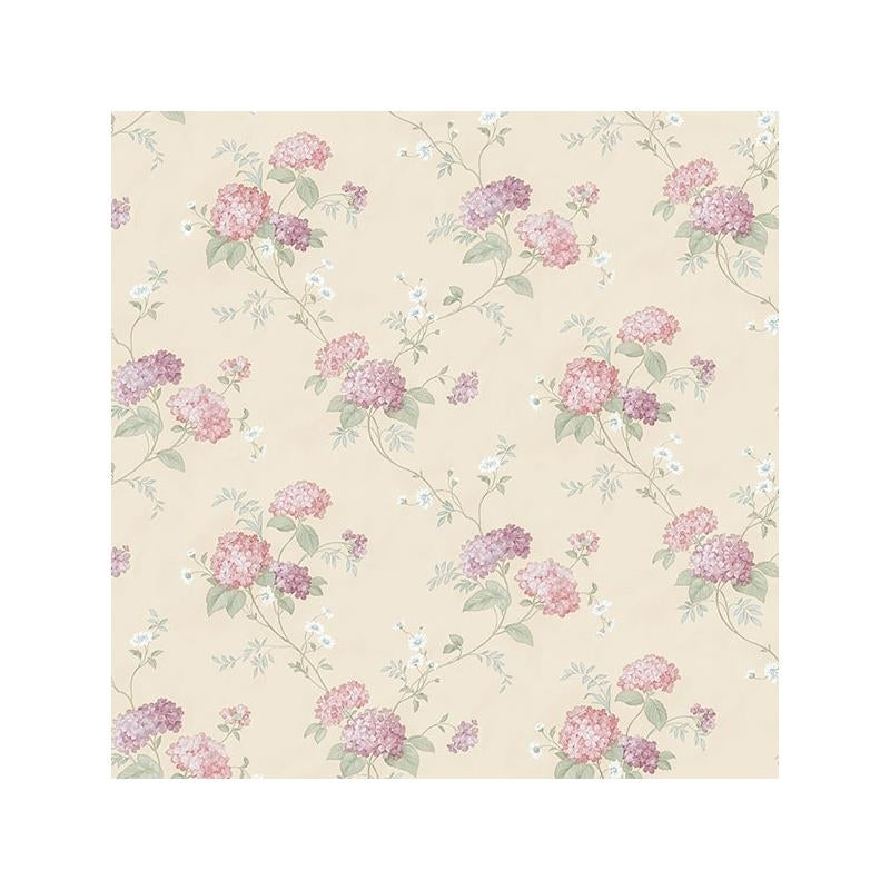 Sample PR33858 Pink Small Floral wallpaper Norwall Wallpaper
