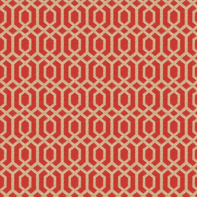 Sample HABI-1 Red by Stout Fabric