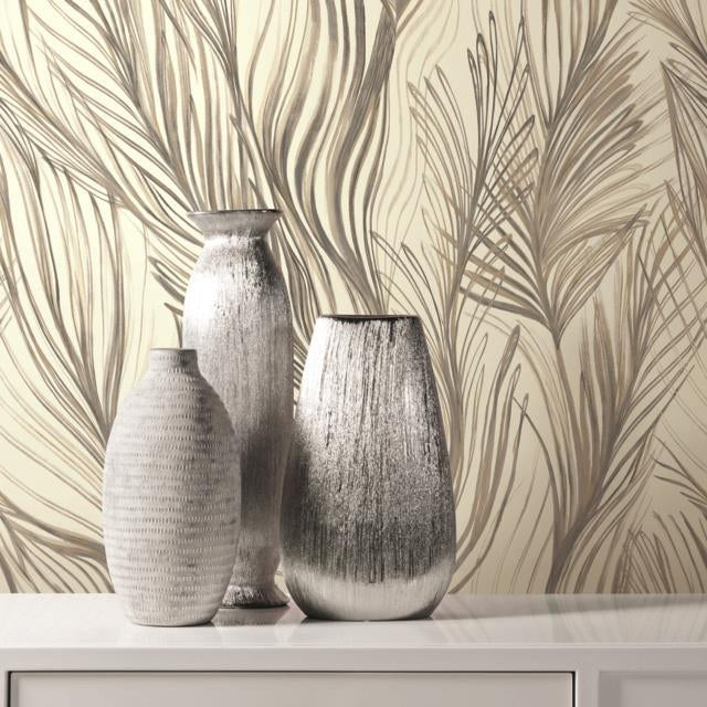 Looking Psw1104Rl Simply Candice Abstract Grey Peel And Stick Wallpaper