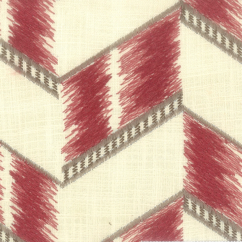 Sample Liza-1 Lizard 1 Rasberry By Stout Fabric
