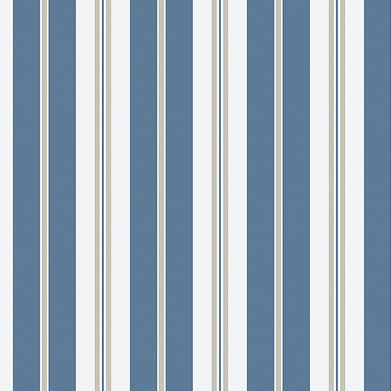 Order 8885 Sandhamn Stripe Blue by Borastapeter Wallpaper