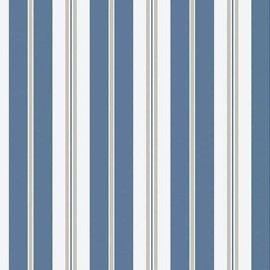 Order 8885 Sandhamn Stripe Blue by Borastapeter Wallpaper
