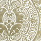 Sample 352000W-10OWP Veneto, Gold Metallic On Off White by Quadrille Wallpaper