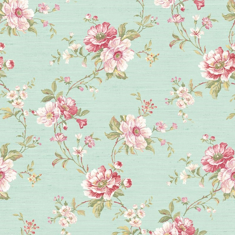 Find RV21304 Summer Park Floral Trail by Wallquest Wallpaper