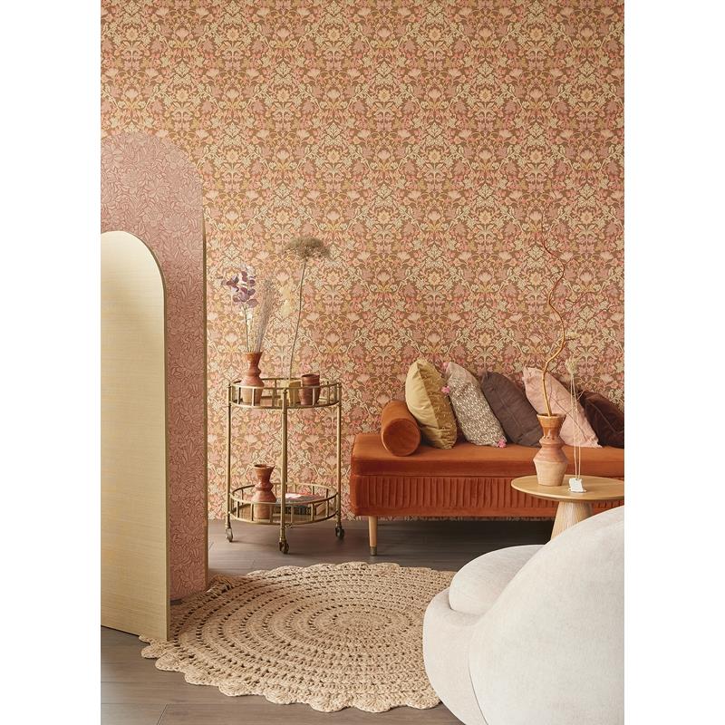 316005 Posy Lila Pink Strawberry Floral Wallpaper by Eijffinger,316005 Posy Lila Pink Strawberry Floral Wallpaper by Eijffinger2
