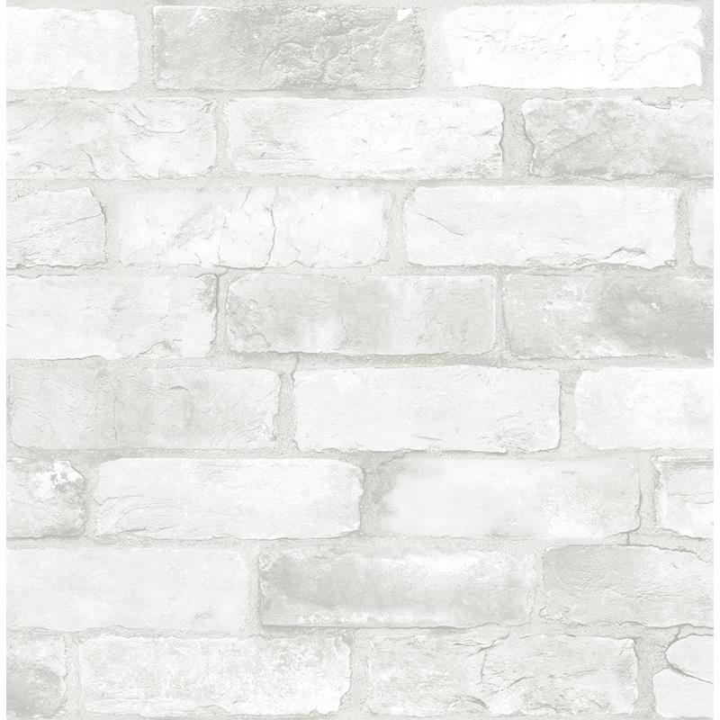 Sample 2922-22321 Trilogy, Rustin White Reclaimed Bricks by A-Street Prints Wallpaper