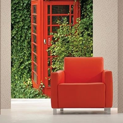 Order CB44000M Dovedale Green Telephone Booth by Carl Robinson Wallpaper