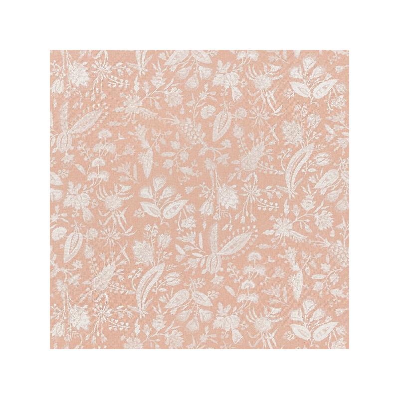 Sample 16605-001 Tulia Linen Print, Blush - Scalamandre Fabric (SC 000116605)