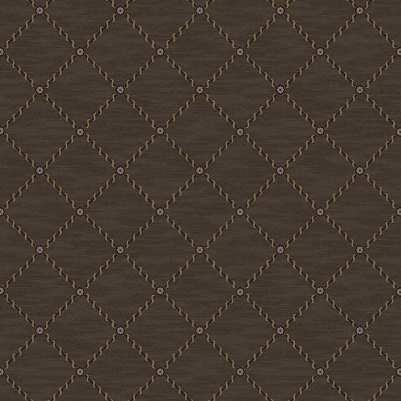 Buy 2264 Golden Trellis Brown And Gold by Borastapeter Wallpaper