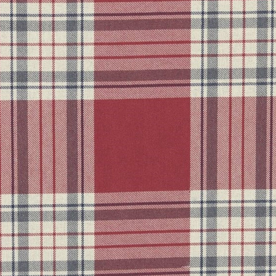 View F0949-08 Glenmore Red by Clarke And Clarke Fabric