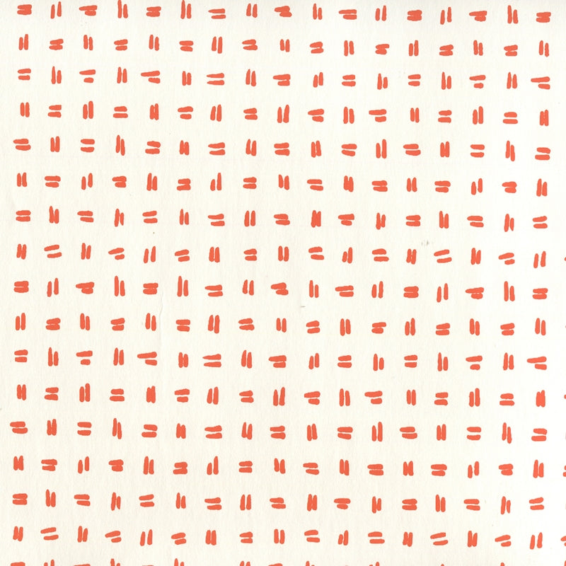 Find AP880-06AWP Tate Orange on Almost White by Quadrille Wallpaper