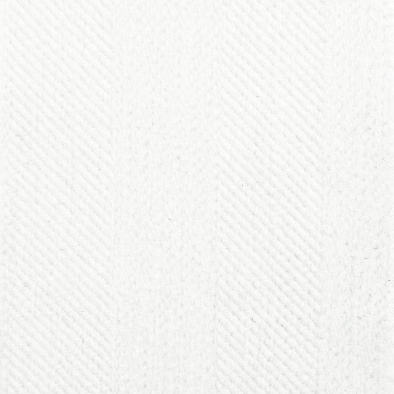 Sample CHEV-7 Chevron, Snow White Stout Fabric