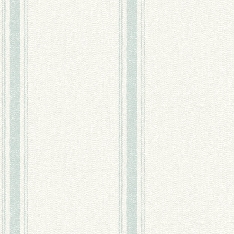 Sample 4072-70068 Delphine, Linette Seafoam Fabric Stripe Wallpaper by Chesapeake