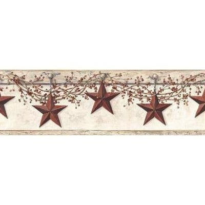 Order HK4664BD Border Portfolio II Hanging Star color White Country by York Wallpaper