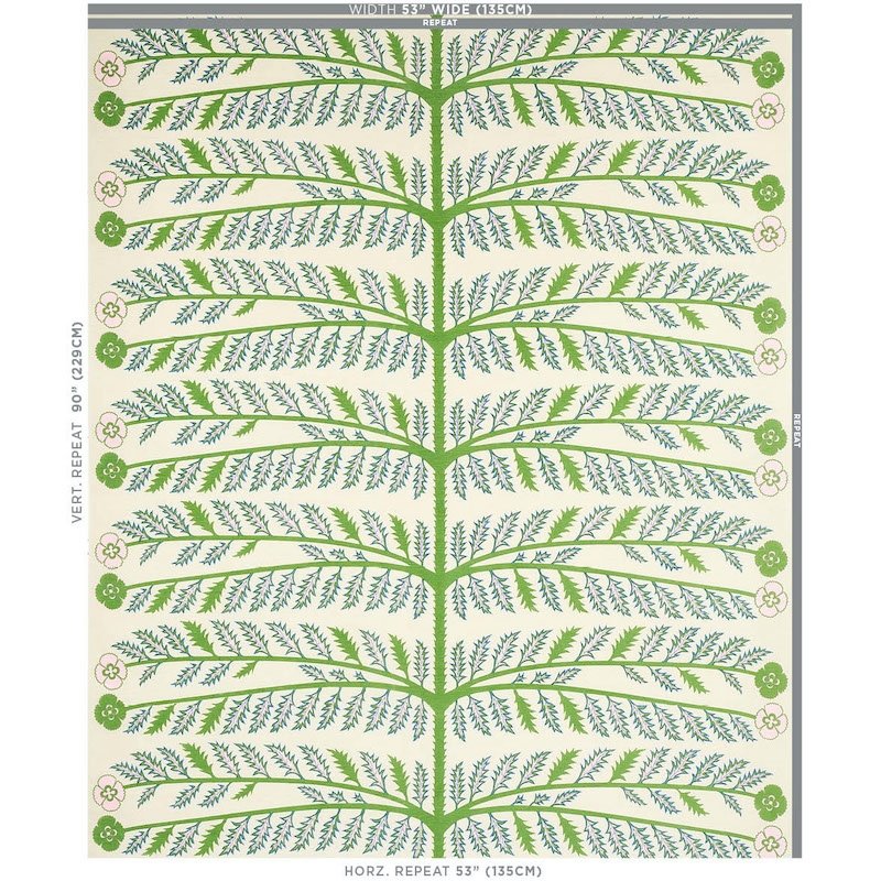 Shop 179530 Thistle Ivory By Schumacher Fabric