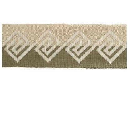 View TL10097.16.0 Fretwork Beige by Groundworks Fabric
