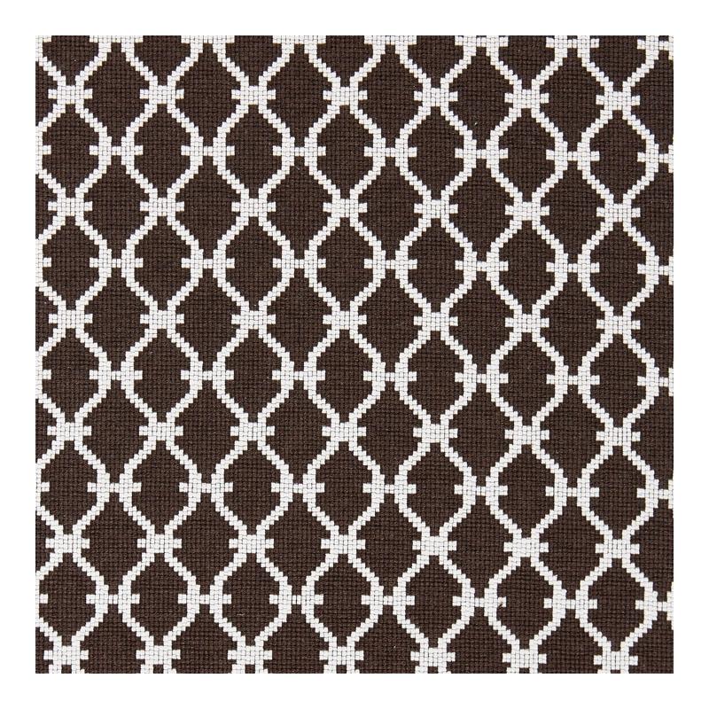 Sample 27009-008 Trellis Weave, Espresso by Scalamandre Fabric (SC 000827009)