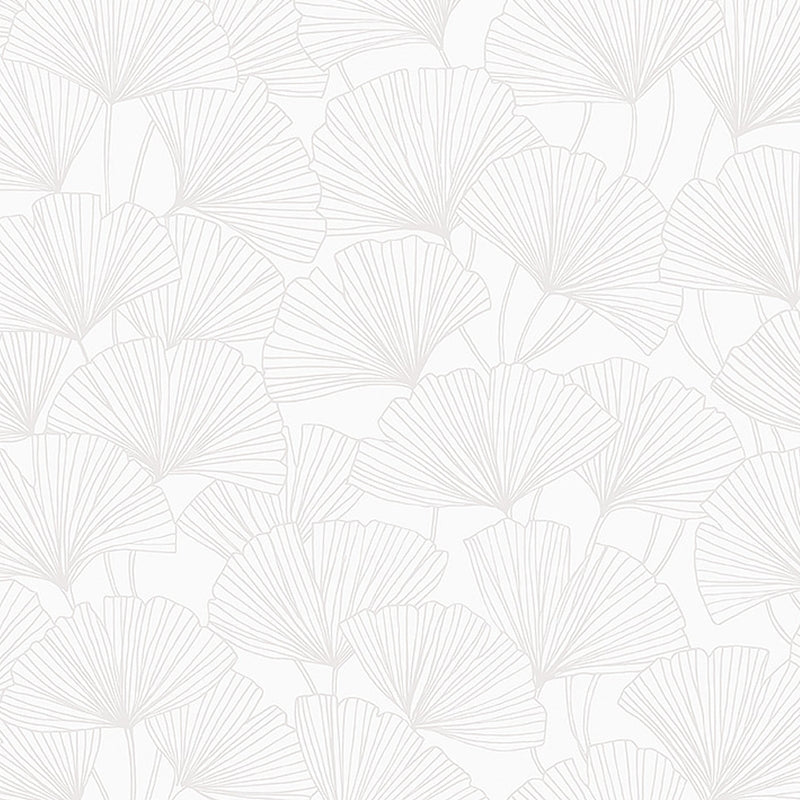 Sample 7264 Ginkgo, Pearl By Borastapeter Wallcovering