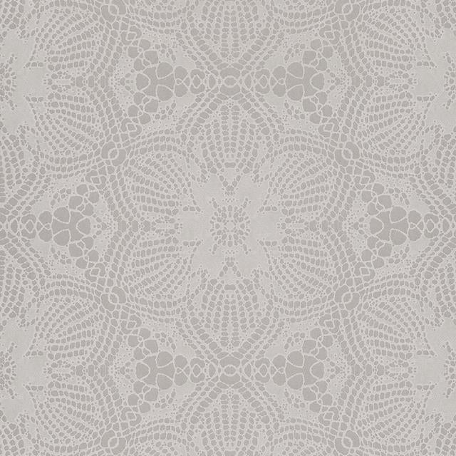 Looking 376058 Siroc Seychelles Grey Medallion Wallpaper Grey by Eijffinger Wallpaper
