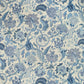 Sample 8019128-50 Saranda Print Blue Botanical Brunschwig and Fils Fabric