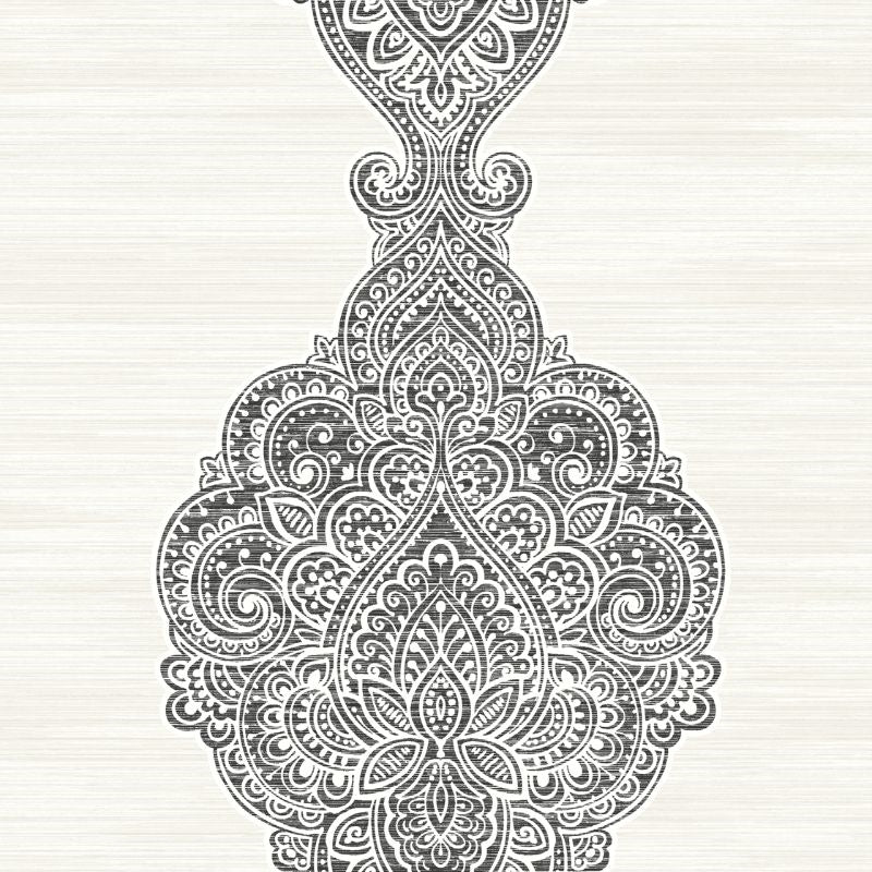 Sample ET41010 Elements 2 Ornamental Damask Wallquest