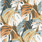 Looking for 2969-26011 Pacifica Samara Orange Monstera Leaf Orange A-Street Prints Wallpaper