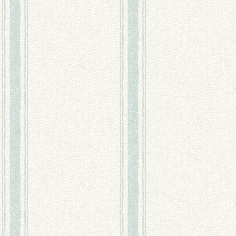 View 4072-70068 Delphine Linette Seafoam Fabric Stripe Wallpaper Seafoam by Chesapeake Wallpaper