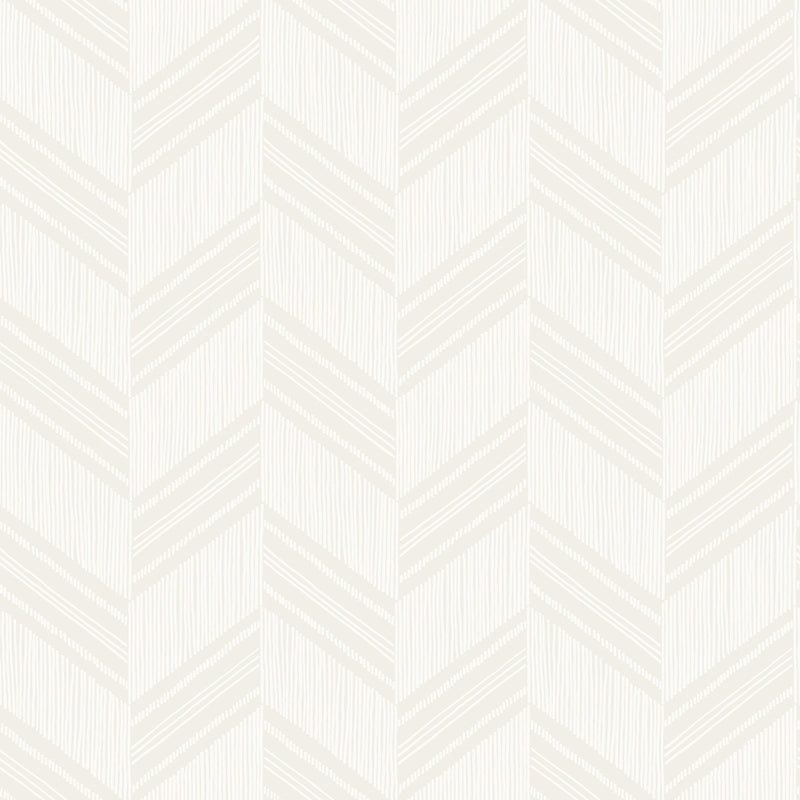 Sample RY30410 Boho Rhapsody, Boho Chevron Stripe Daydream Gray and Ivory Seabrook Wallpaper