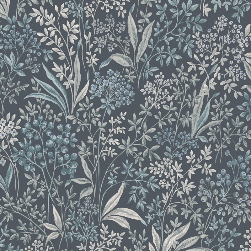 Sample 2025 Nocturne, Indigo By Borastapeter Wallcovering