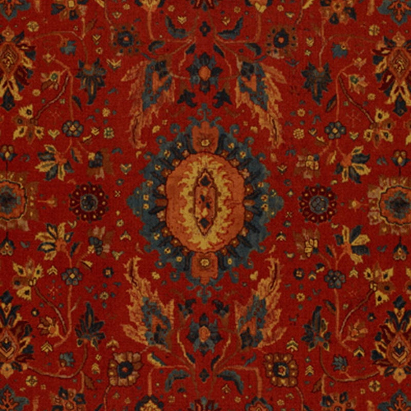 Purchase sample of 172790 Jahanara Carpet, Turkish Red by Schumacher Fabric