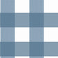 Sample 3115-12533 Farmhouse, Amos Blue Gingham by Chesapeake Wallpaper