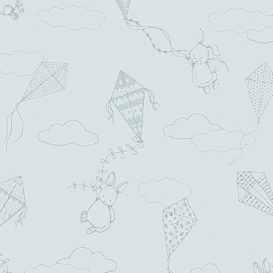 Looking 7461 Up and Away Sky And Silver by Borastapeter Wallcovering