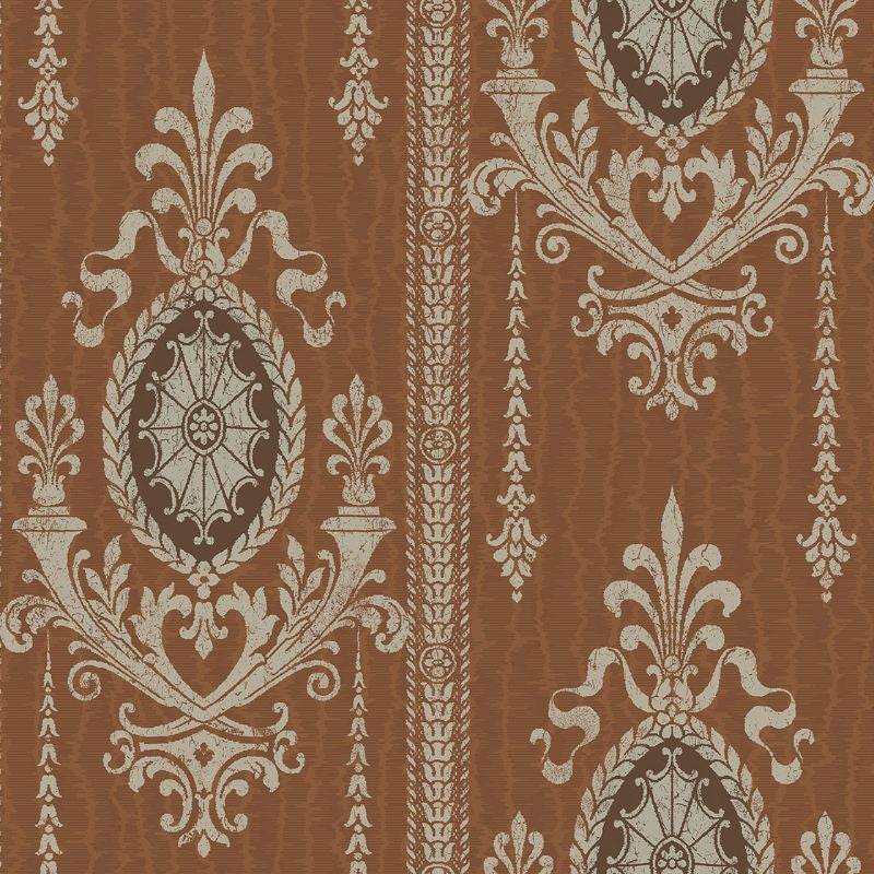 Buy AM90206 Mulberry Place Adam Cameo by Wallquest Wallpaper