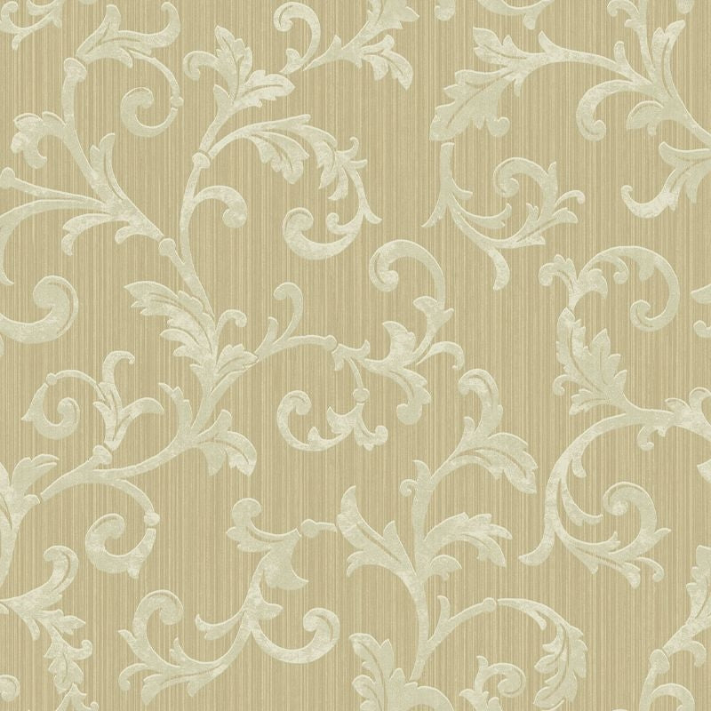 View KT90205 Classique Scroll by Wallquest Wallpaper