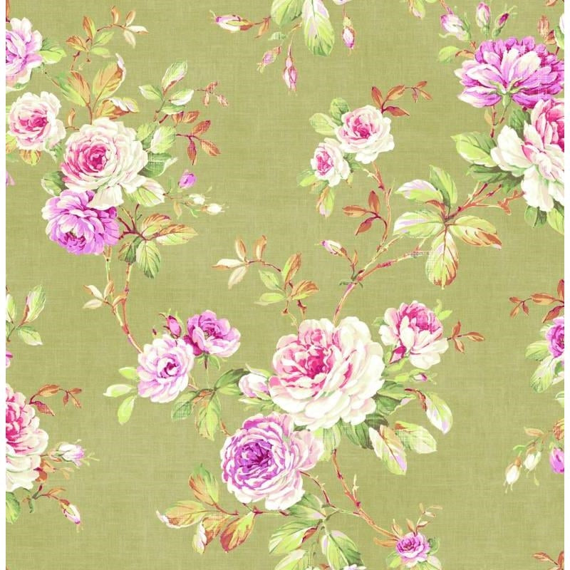 Select RG61407 Garden Rose by Seabrook Wallpaper